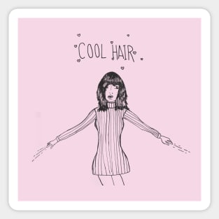 Cool Hair Sticker